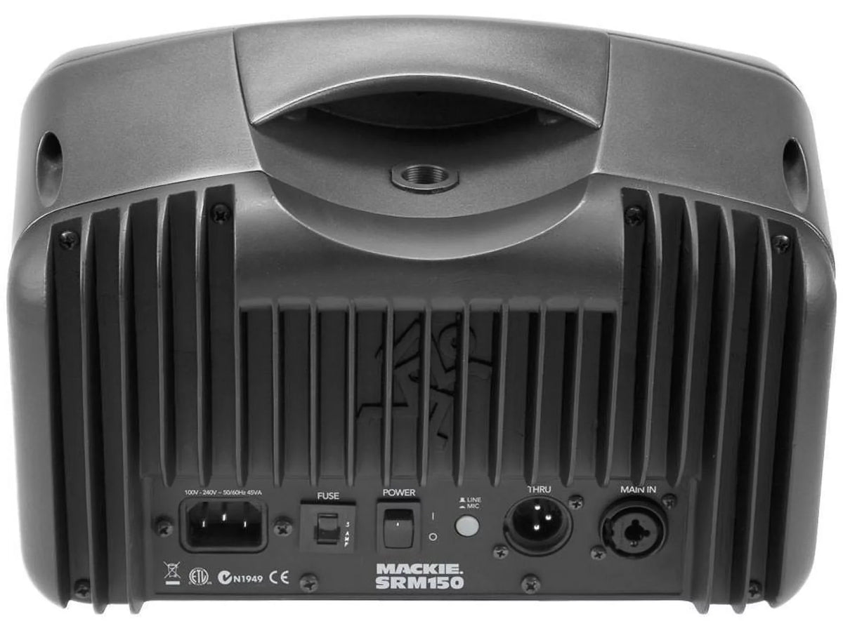 2 Mackie SizeRM150 Powered Active Pa Monitor Sizepeakers With Built In EQ