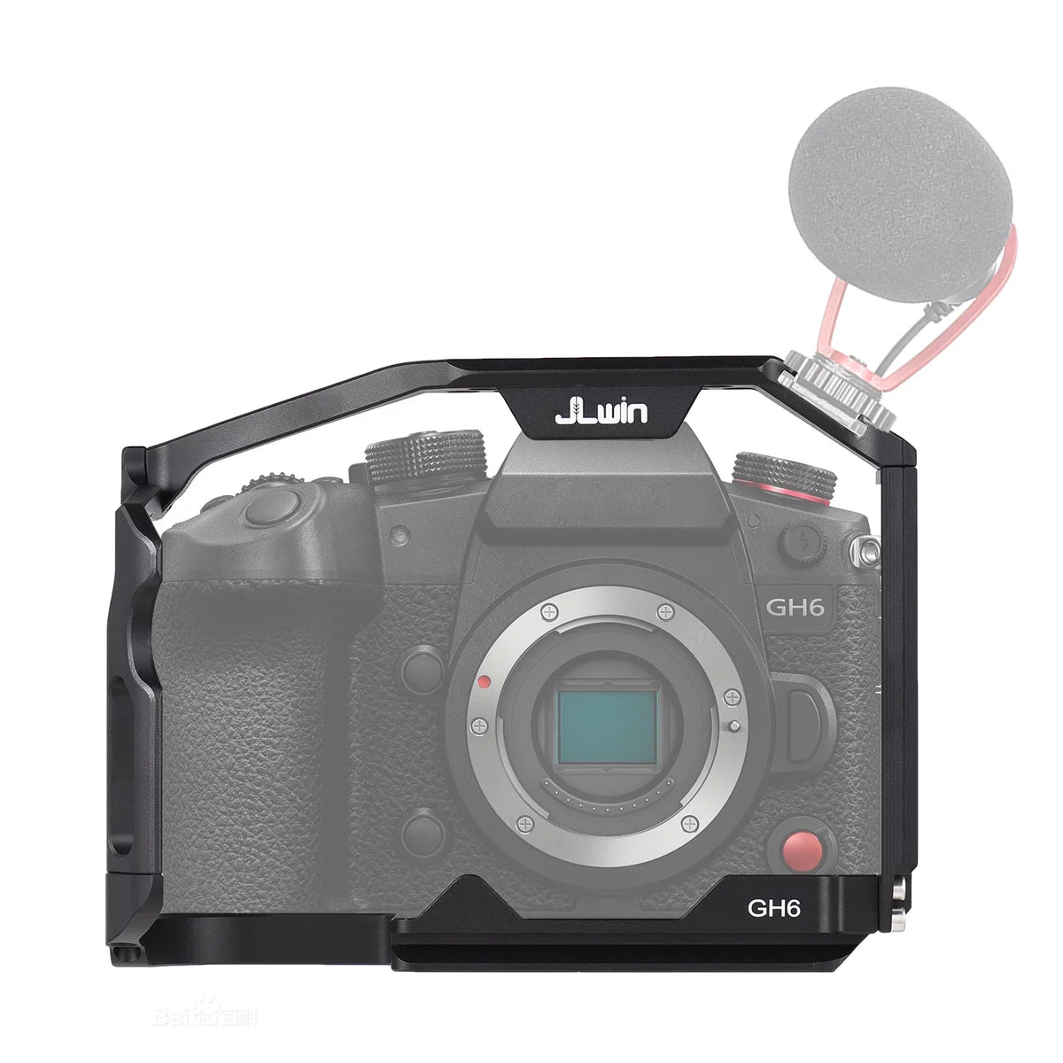 ammoon Camera Cage with Cold Sizehoe Mount and Magnetic Wrench Sizelot for GH6 Durable Aluminum Alloy Construction