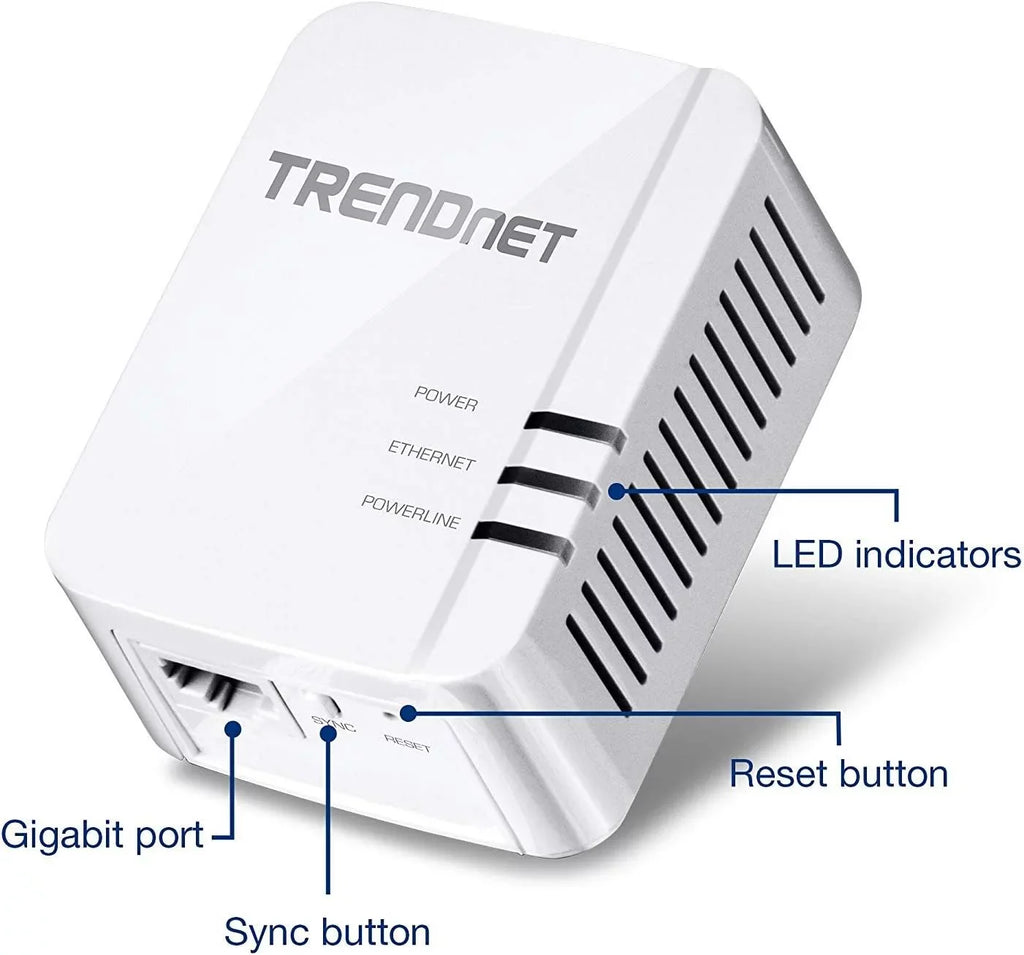 TRENDnet TPL-422E Powerline 1300 AV2 Adapter