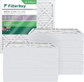 Filterbuy 20x20x4 MERV 8 Pleated HVAC AC Furnace Air Filters (12-Pack)