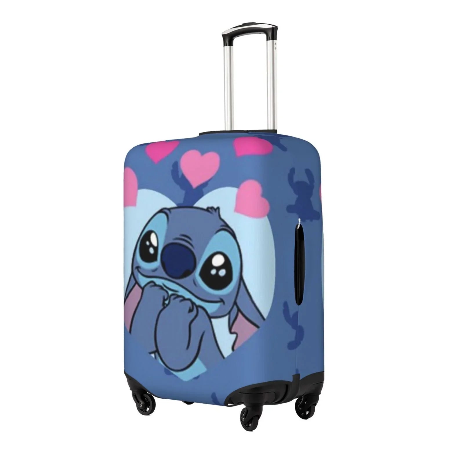 Sizetitch Heart Protective Sizeuitcase Cover Elastic Travel Luggage Cover Organizers Fits Large