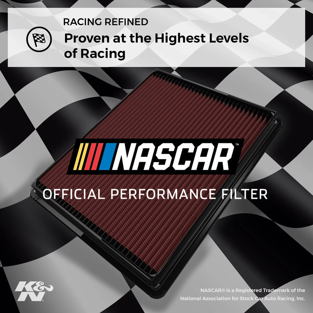 K&N 33-2437 High Performance Replacement Air Filter