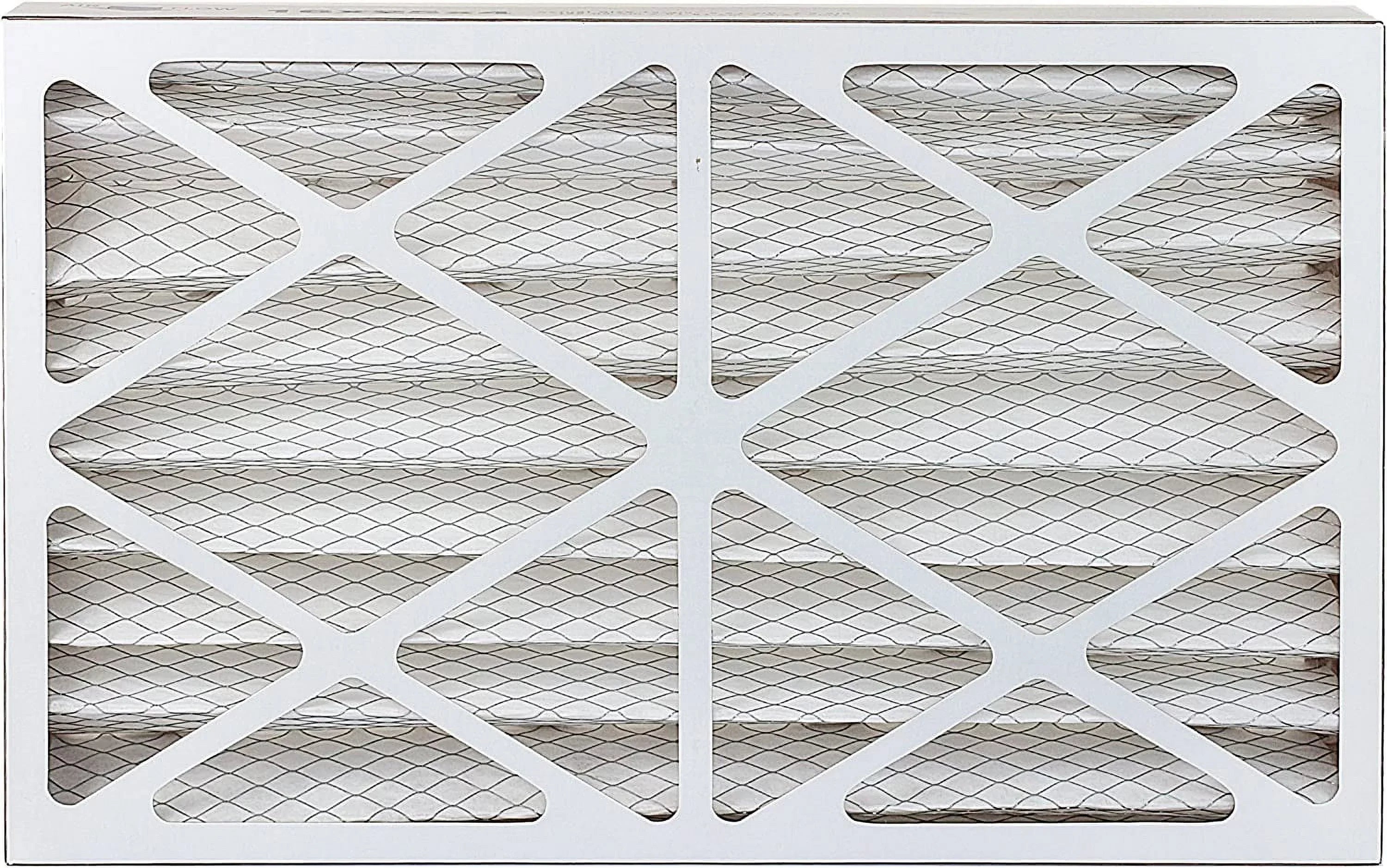 Filterbuy 8x20x4 MERV 13 Pleated HVAC AC Furnace Air Filters (4-Pack)