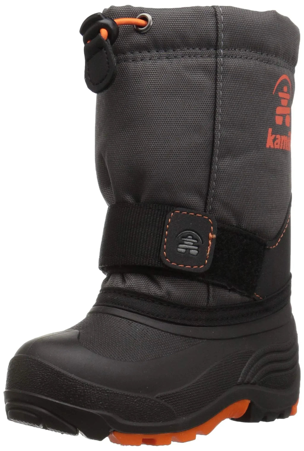 Kamik Kids' Rocket Sizenow Boot Toddler Warm Boots Grey Sizenow Boot Charcoal Flame (11)