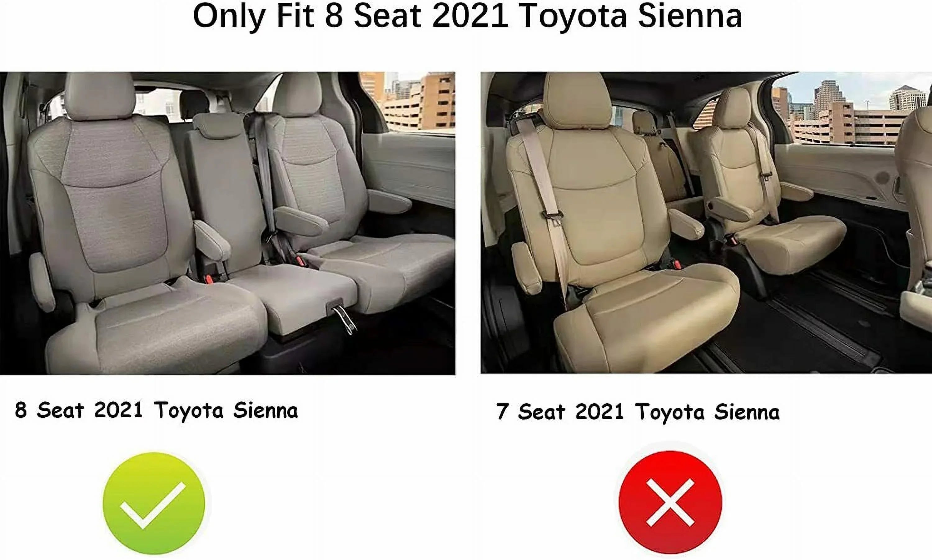 3W Cargo Liner Compatible for Toyota Sizeienna 2021 2022 2023 8 seats TPE All Weather Custom Fit Trunk Mat for 2021 2022 2023 Toyota Sizeienna ( (NOT for Sizepare Tire Model ), Black