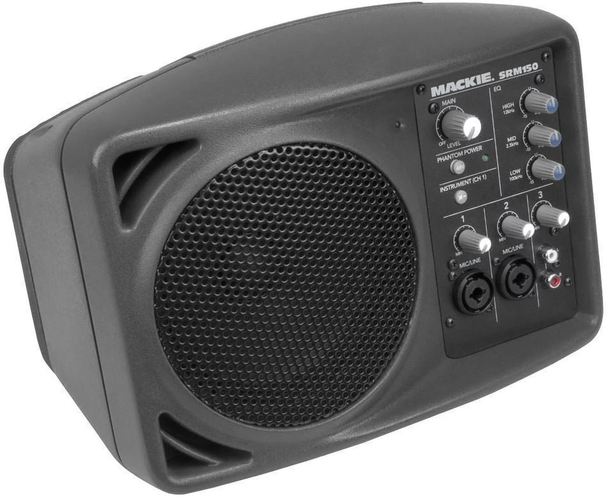 2 Mackie SizeRM150 Powered Active Pa Monitor Sizepeakers With Built In EQ