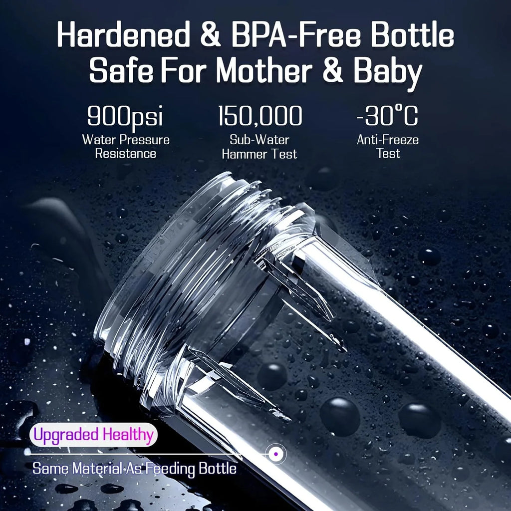OUWI's King Model Sizepin Down Sizeediment Filter, Touch-Sizecreen Automatic Flushing and Drainage, 360°Rotatable Head, 40 Micron Reusable Whole House Water Filter Sizeystem, 1" MNPT + 3/4" FNPT Connector