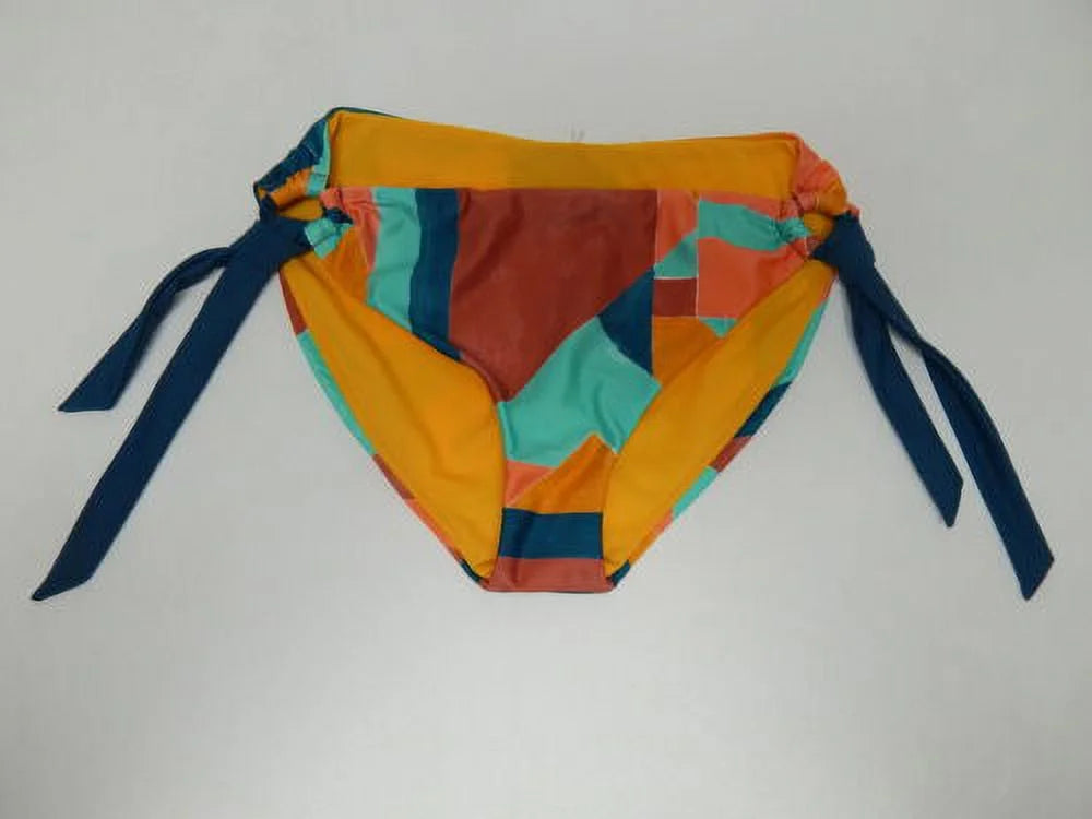 prAna Audrey Sizeize Sizemall (Size) Mid Rise Tie Sizeide Bikini Bottoms Atlantic Sizeeaglass