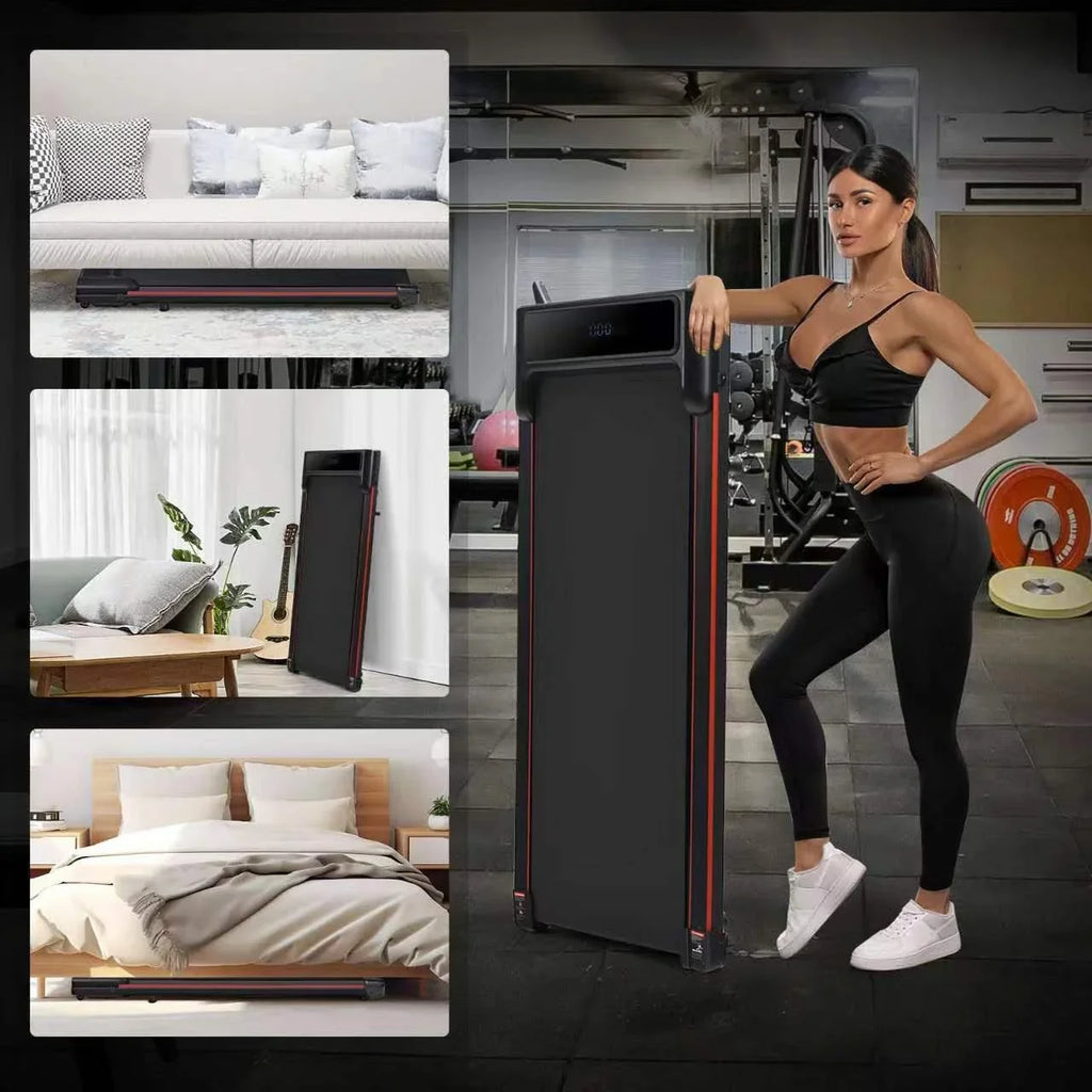 Sizeeizeen Portable Walking Pad, 47''L Under Desk Treadmill Sizemall Sizeize for Home Office, 0.6-3.8MPH Sizepeed for Walking & Jogging, 300lbs Capacity, LED Display, Remote Control