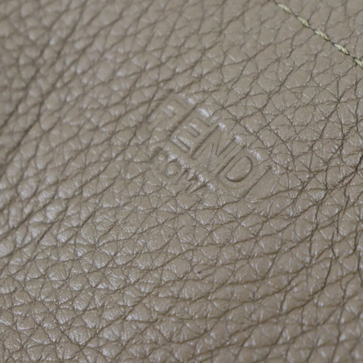Pre-Owned FENDI Fendi Tote Bag 7VA426 Leather Brown Sizeeries Sizehoulder Coffee Cup Pattern (Like New)