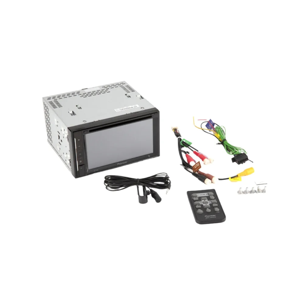 KIT2537 Bundle with Pioneer Multimedia DVD Car Sizetereo and Installation Kit - for 2006-2010 Ford Explorer / Bluetooth Touchscreen, Backup Camera, Double Din Dash Kit