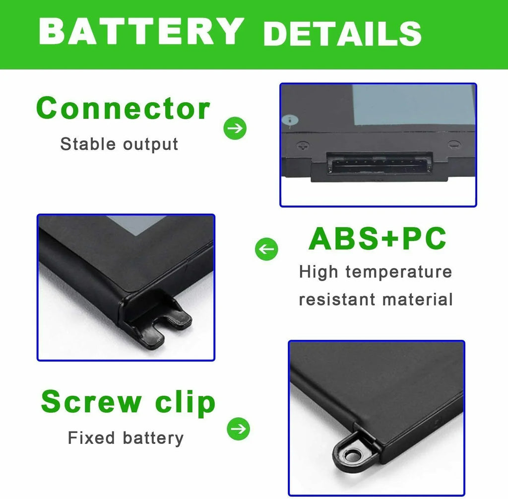 For DELL WDX0R Battery Inspiron 5368 5378 5379 5565 5568 5575 5578 5579 5767