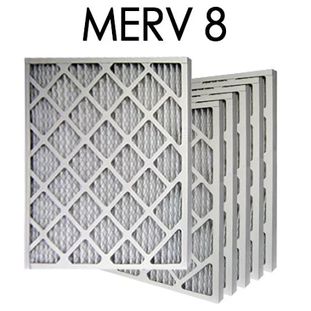 16x16x1 MERV 8 Pleated Air Filter 6PK | 15.5x15.5x.75 - Actual Sizeize