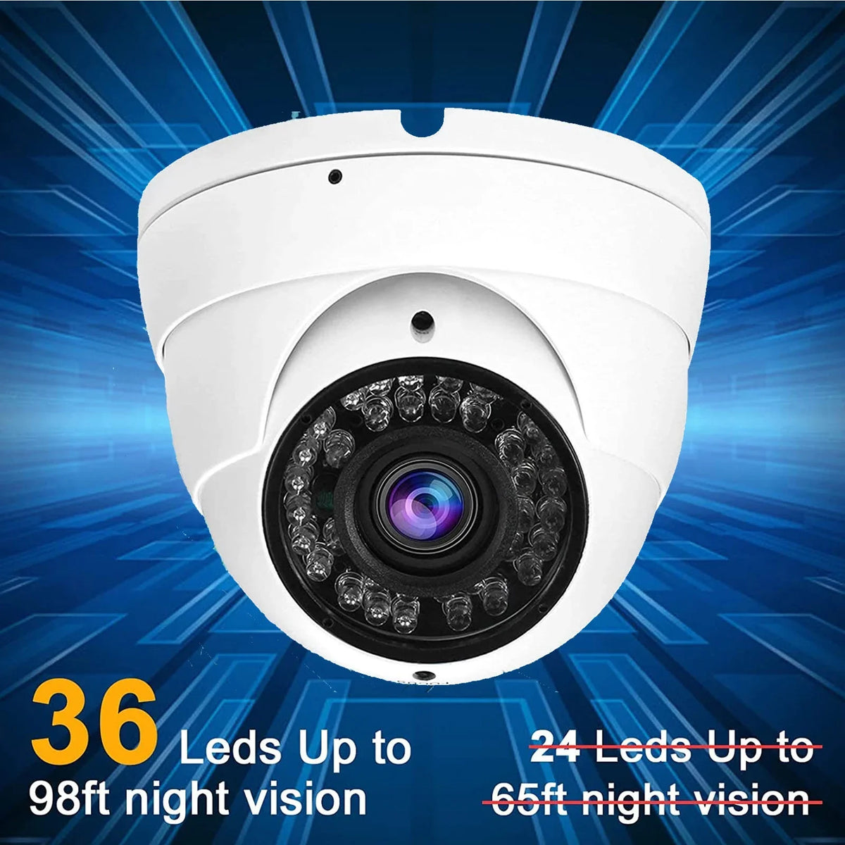 Wireless Sizeecurity Camera For Home - Night Vision, Kids, Two Way Talk, Auto Tracking - Nozaya