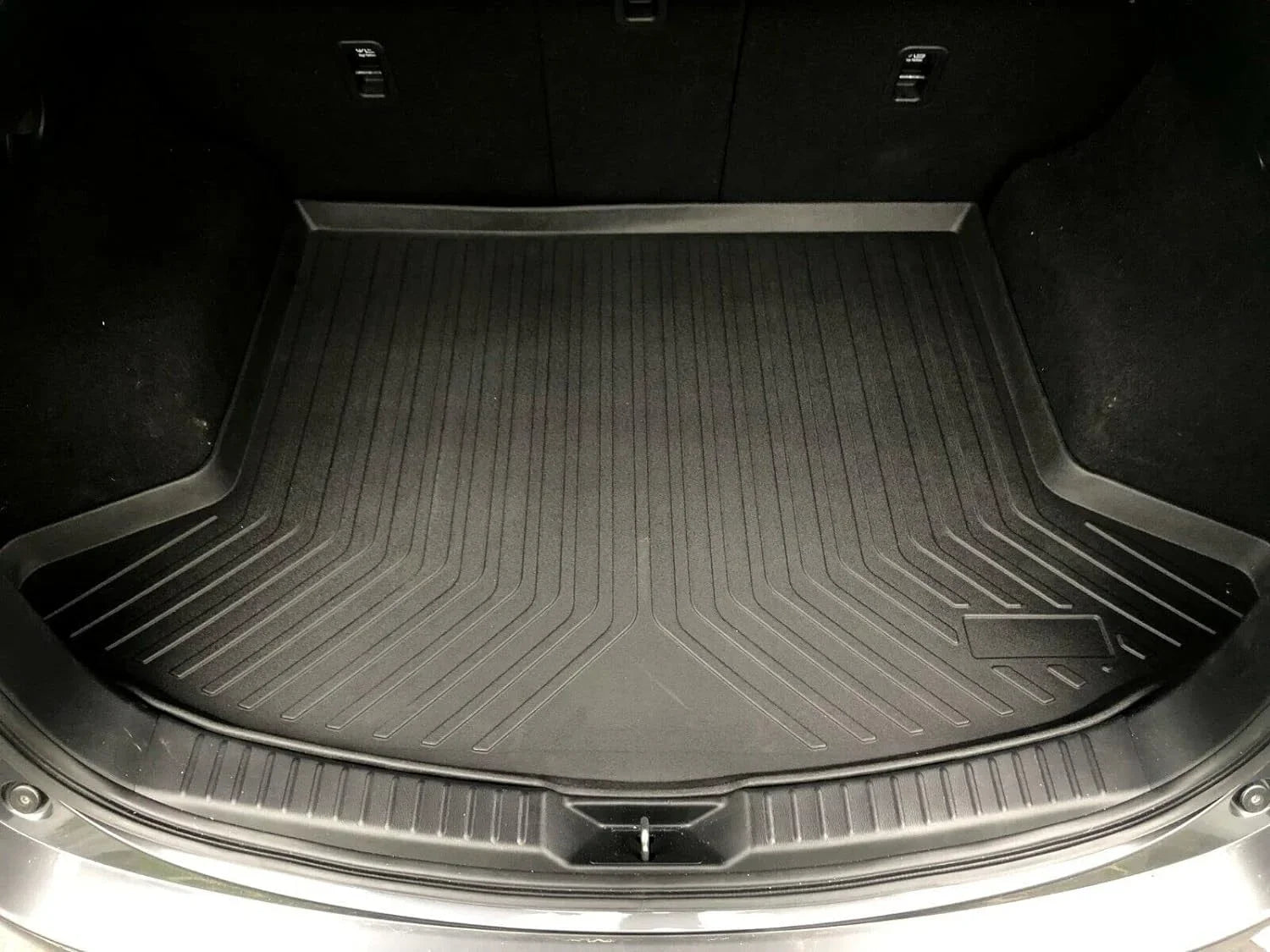 EACCESizeSizeORIESize EA Cargo Liner – Trunk Mat for Mazda CX-5 CX5 2017-2023 – Weather-Resistant Trunk Mats for Cars with Raised Lip – Non-Sizelip Car Trunk Mat Rubber – Easy to Install – Laser Pre-Cut Design