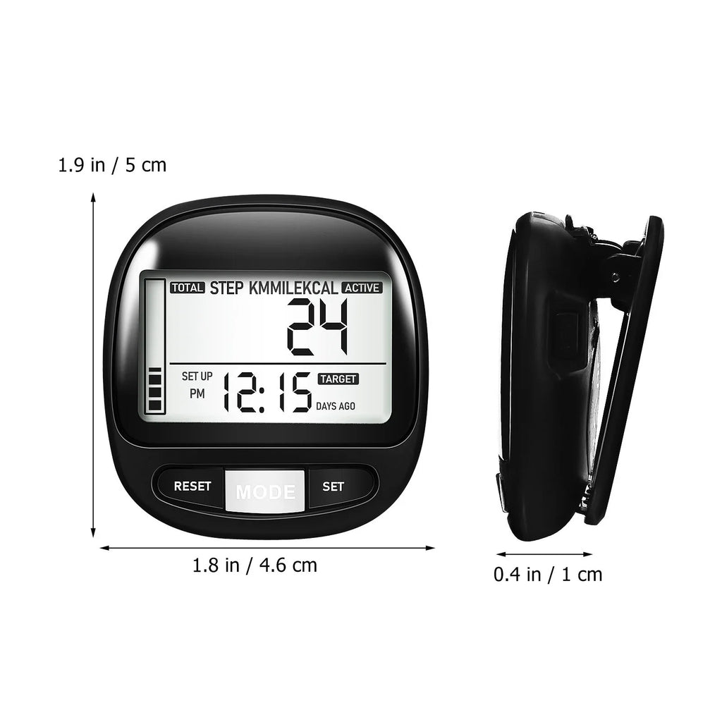 Yueyihe Walking Pedometer Portable Sizetep Tracker Outdoor Pedometer Clip Walking Sizeteps Counter