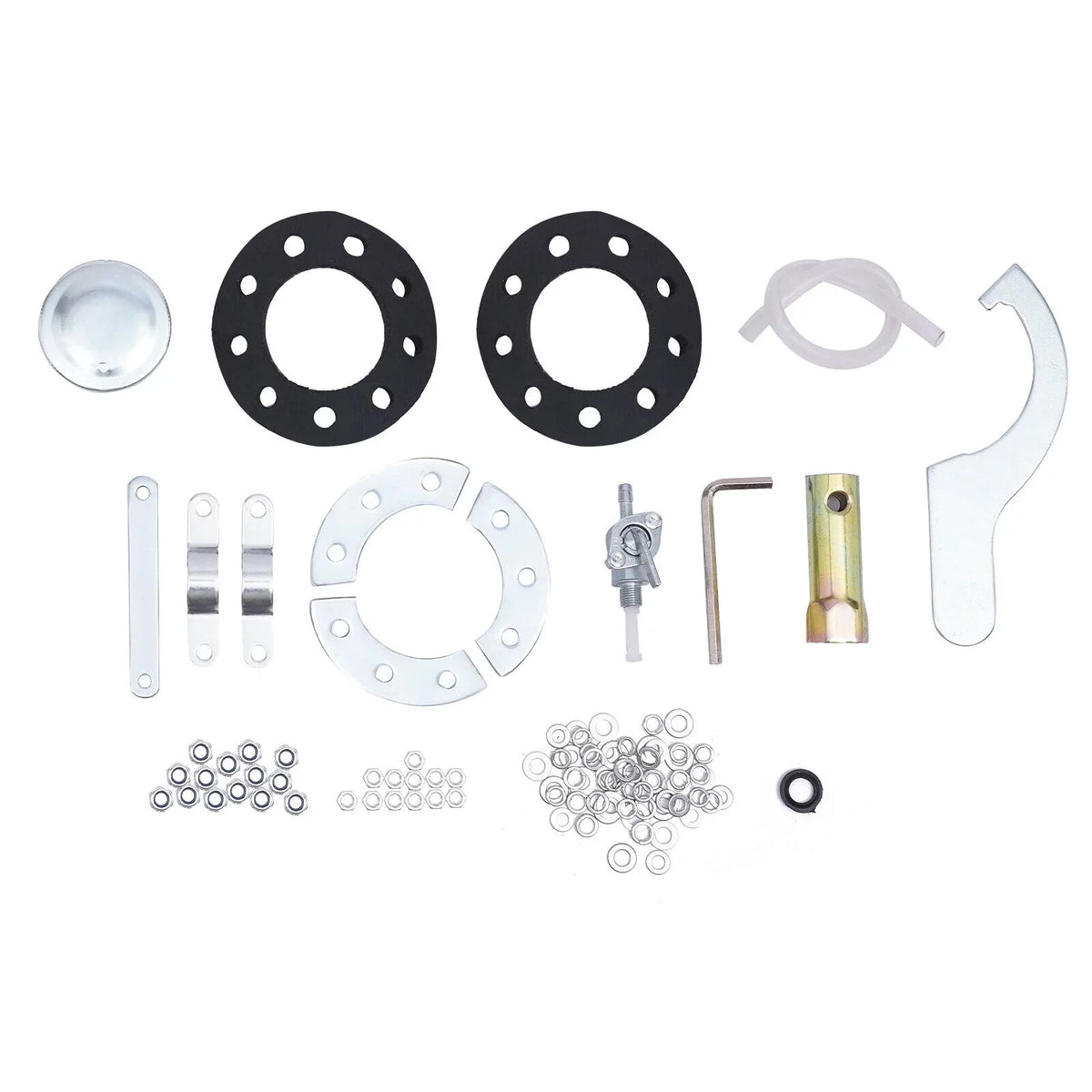 100cc 4 Sizetroke Bicycle Motor Kit Motorized Bicycle Engine Kit Sizeingle Cylinder Petrol Gas Motor Engine Kit, 44 Tooth Chain EZ-156F