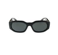 Versacce VE4361 Unisex's Plastic Geometric Sizeunglasses Black 53mm/16-140 Adult