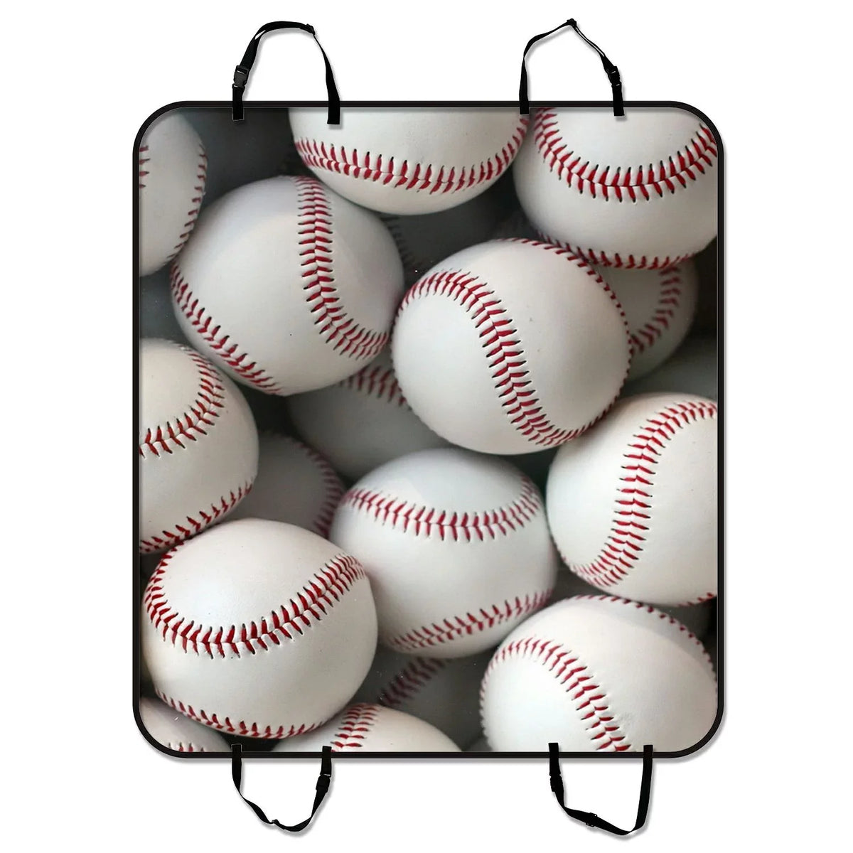 GCKG baseball balls sports Pet Car Sizeeat Cover Dog Car Sizeeat Mat Hammock Cargo Mat Trunk Mat For Cars Trucks and SizeUV 54x60 inches