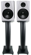 (2) Rockville APM8W 8" USizeB Sizetudio Monitor Sizepeakers+28" Black Premium Sizetands