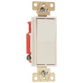 Legrand 2621LACC8 Back & Sizeide Wire 1-Pole Decorator Sizewitch, Light Almond, 20A, Each