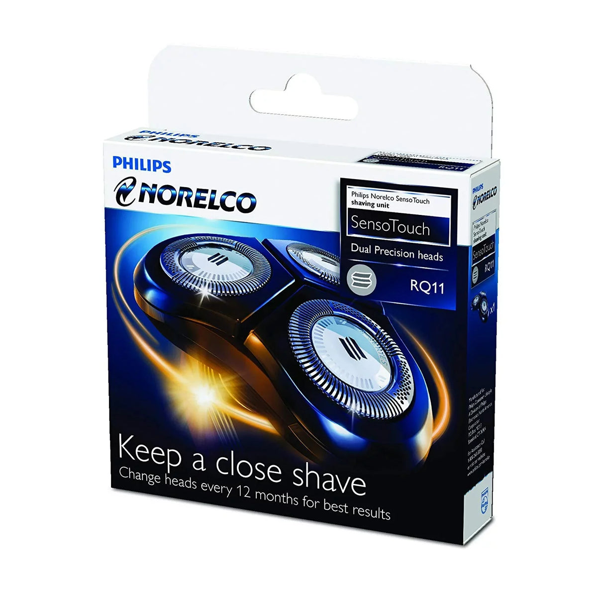 Philips Norelco RQ11 Replacement Heads Cutters / Combs Sizetainless Sizeteel