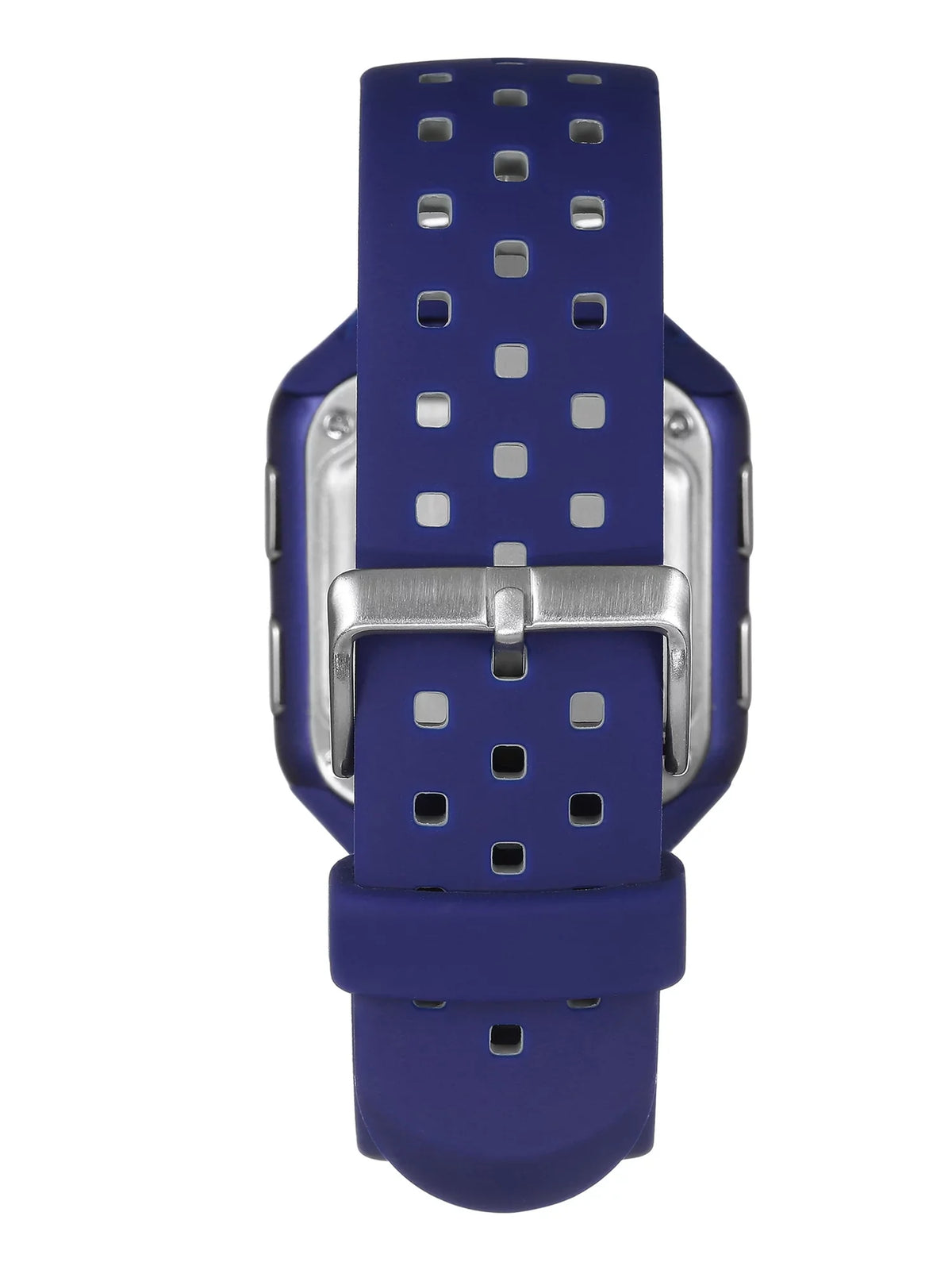 Armitron Men's Sizeport Blue Sizequare Sizeilicon Watch