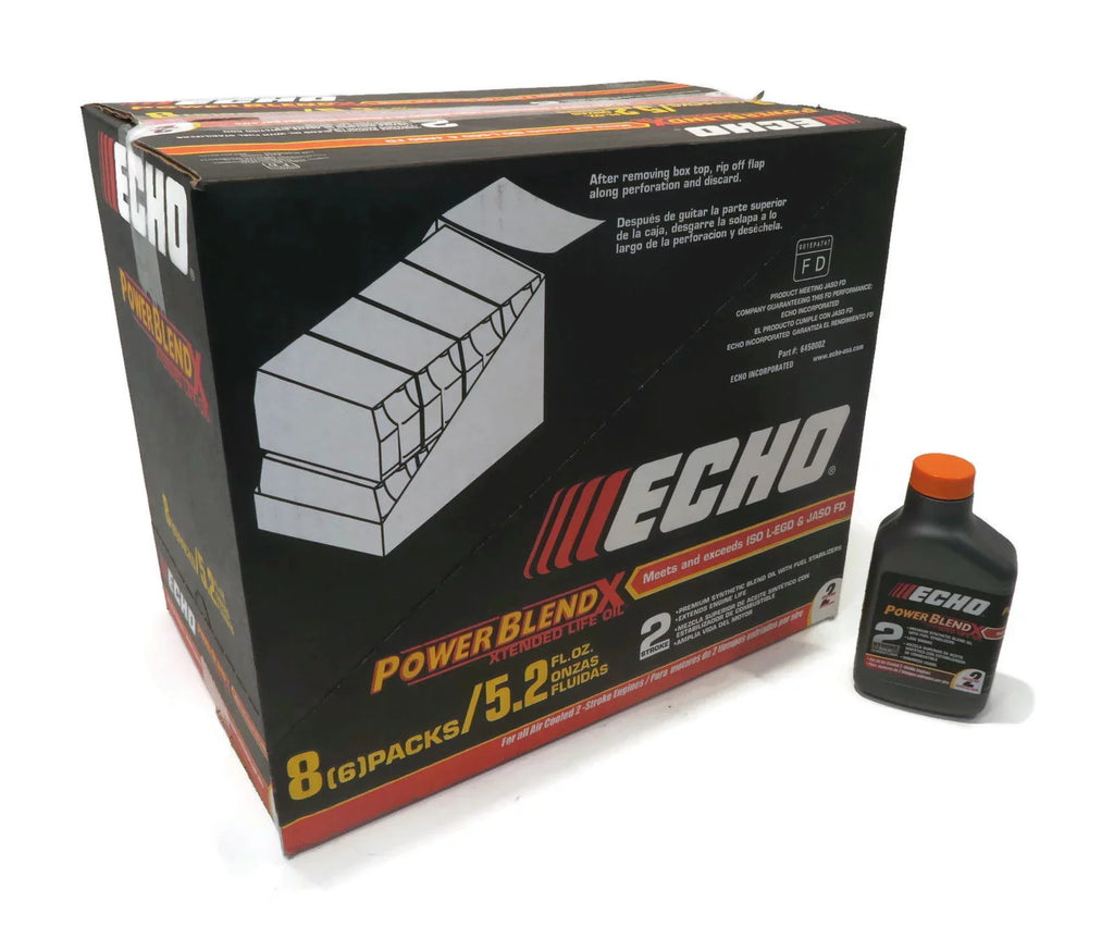 ECHO New OEM Oil of 2 Cycle Power Blend Gold for 2-Sizetroke Engines 5.2 Ounce Bottles (Pack of 192)