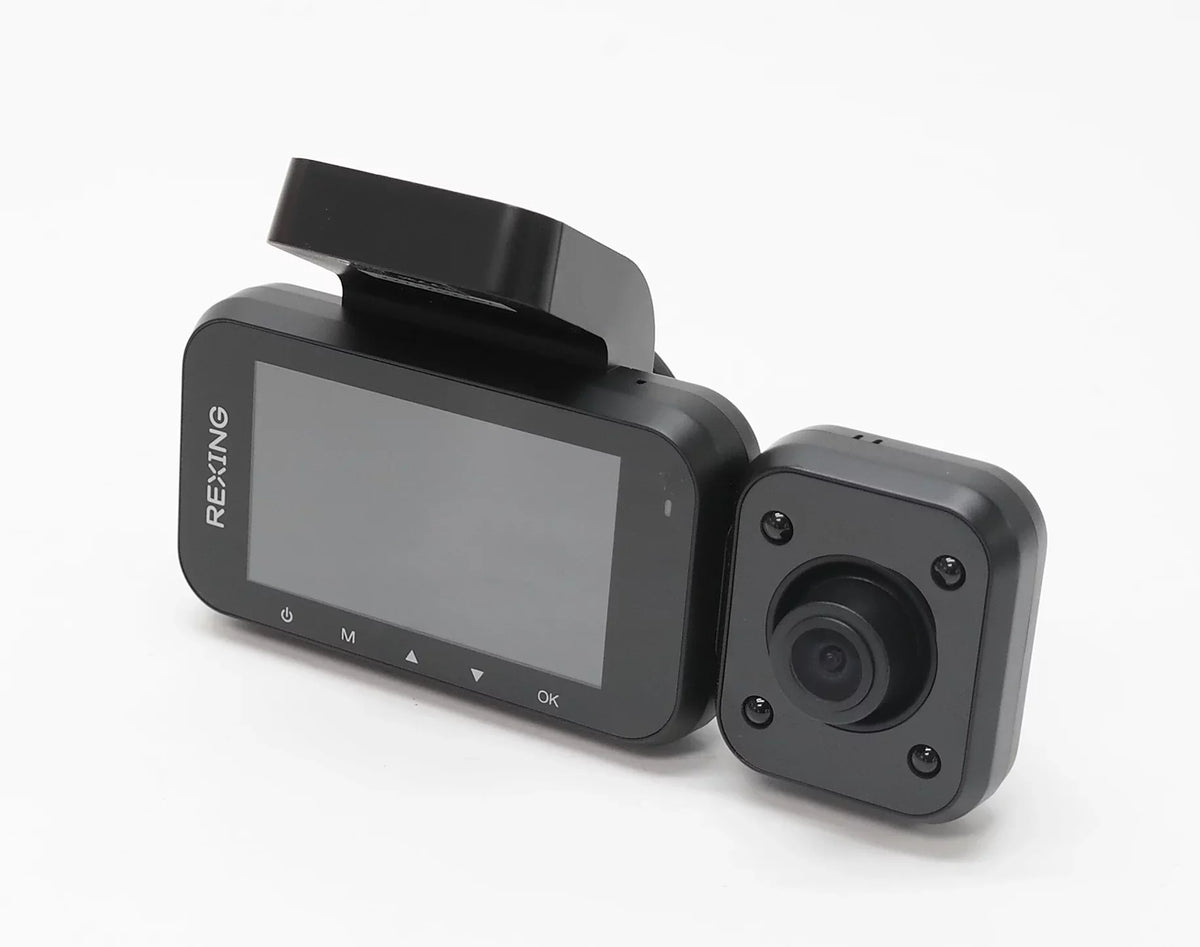 Pre-Owned Rexing V5C Plus 4K Front+Cabin Dash Cam 3" LCD Sizecreen - Black (Good)