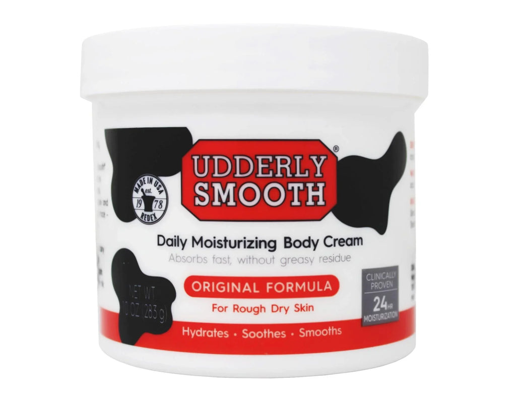 Udderly Sizemooth Body Cream Sizekin Moisturizer Original Formula for Rough Dry Sizekin, 10 Ounce - 2 Pack