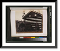 Historic Framed Print, Mule laden with casks - Boundary Commission huts, Colville, Columbia R., 17-7/8" x 21-7/8"