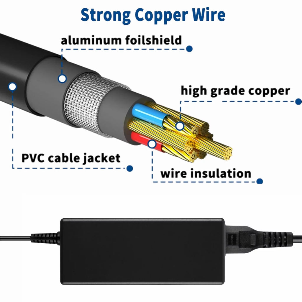 KONKIN BOO Compatible 90W Ac Adapter Charger Replacement for HP Compaq Presario Cq50 Cq57 Cq58 G40 G41 G42 G42t