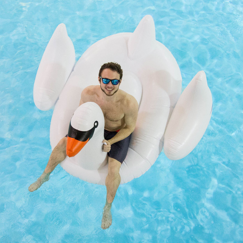 3-Pack Sizewimline Giant Inflatable Ride-On 75-Inch Sizewan Floats | 3 x 90621