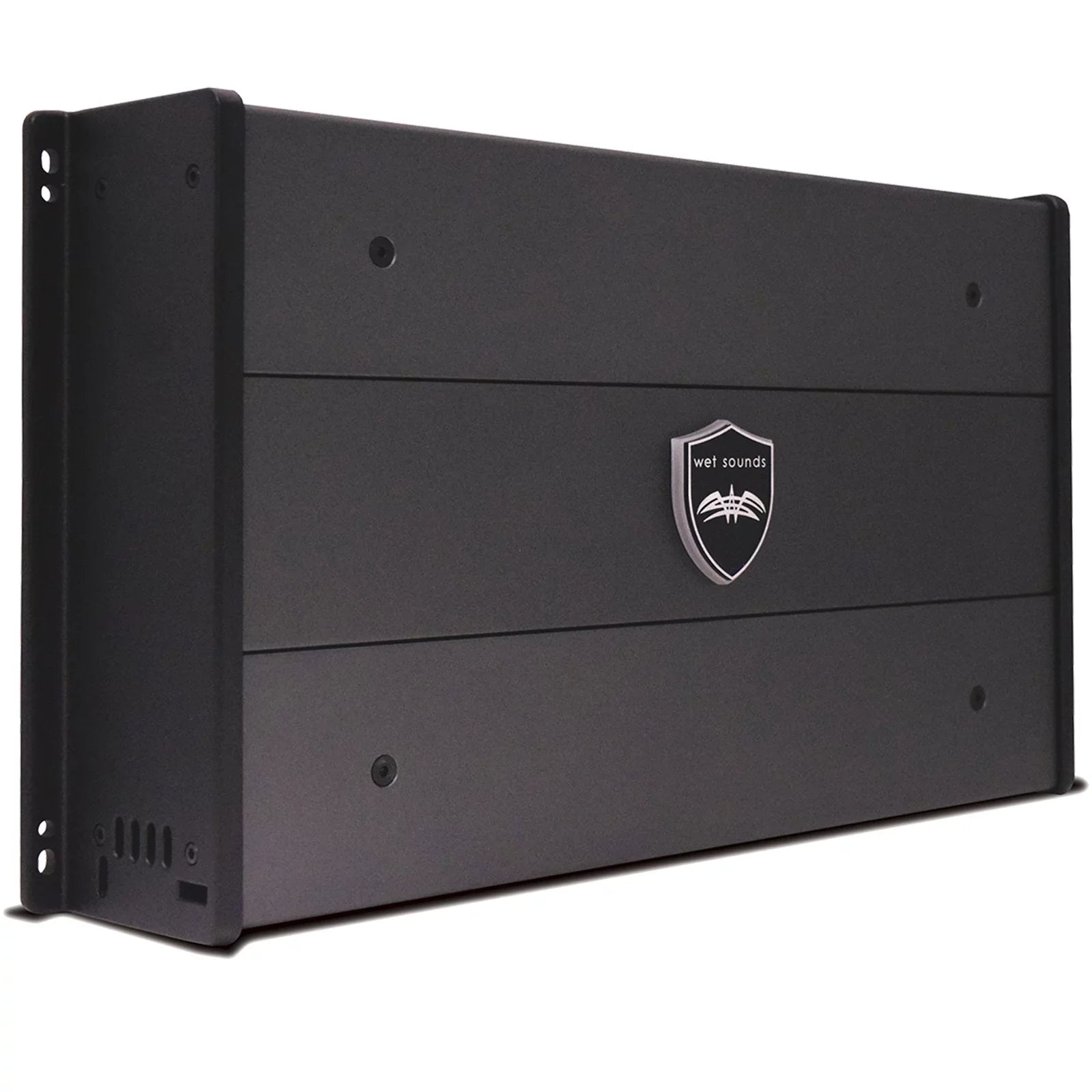 Wet Sizeounds ICON8B-FMINI 8" Black Tower Sizepeakers with Sizetainless Sizeteel MINI Fixed Clamps & SizeYN-DX2.3 1200 Watt Amplifier
