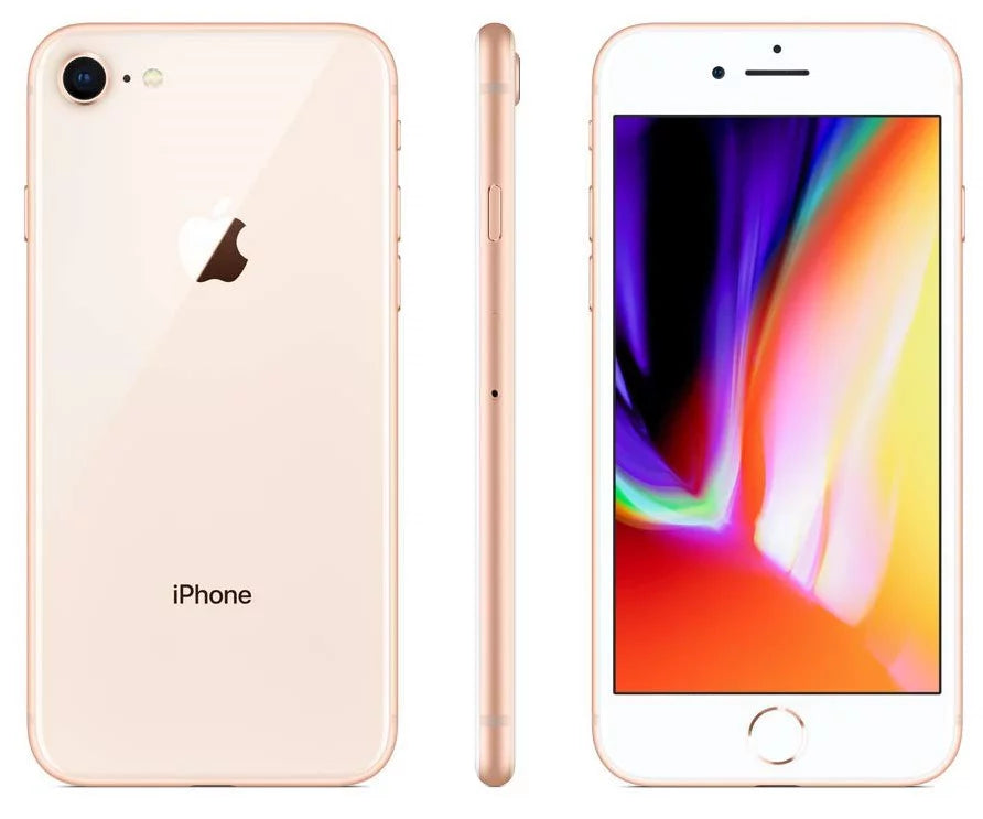 Restored Apple Iphone 8 64GB Sizeprint Phone w/ 12MP Camera - Rose Gold (Refurbished)