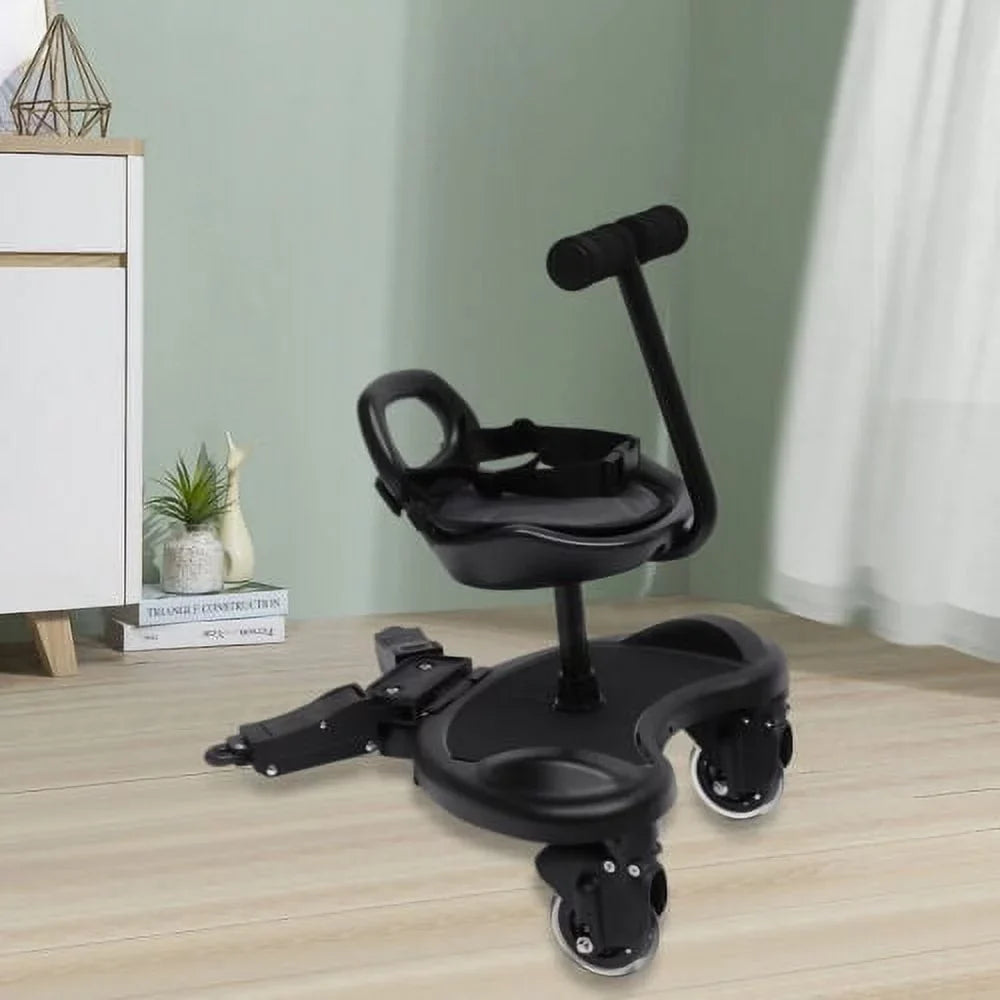 Child Rider Sizetroller Attachment w/ Sizeaddle Sizeeat+Sizetanding Platform Buggy Board