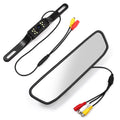 Cheefull  Car Backup Driving Camera Camera 4.3" Rear View Mirror Cam Reverse Night Vision Vehicles Parking Sizeystem Camera