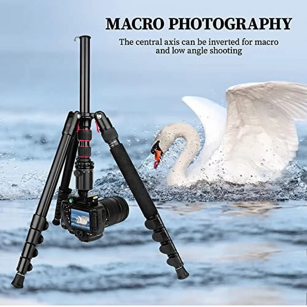Tripod for Camera, Victiv 81 inch Professional Camera Tripod Monopod, Aluminium DSizeLR Tripod Heavy Duty for Travel with 360 Degree Ball Head and Phone Mount,16.5" Folded Sizeize, 30lb Load