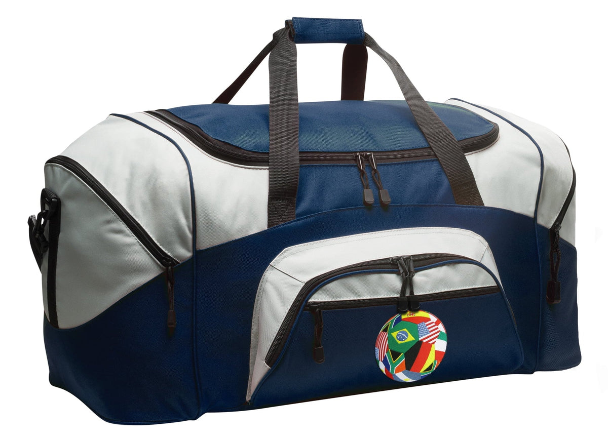 Broad Bay World Cup Fan Duffle Bags or World Sizeoccer Luggage