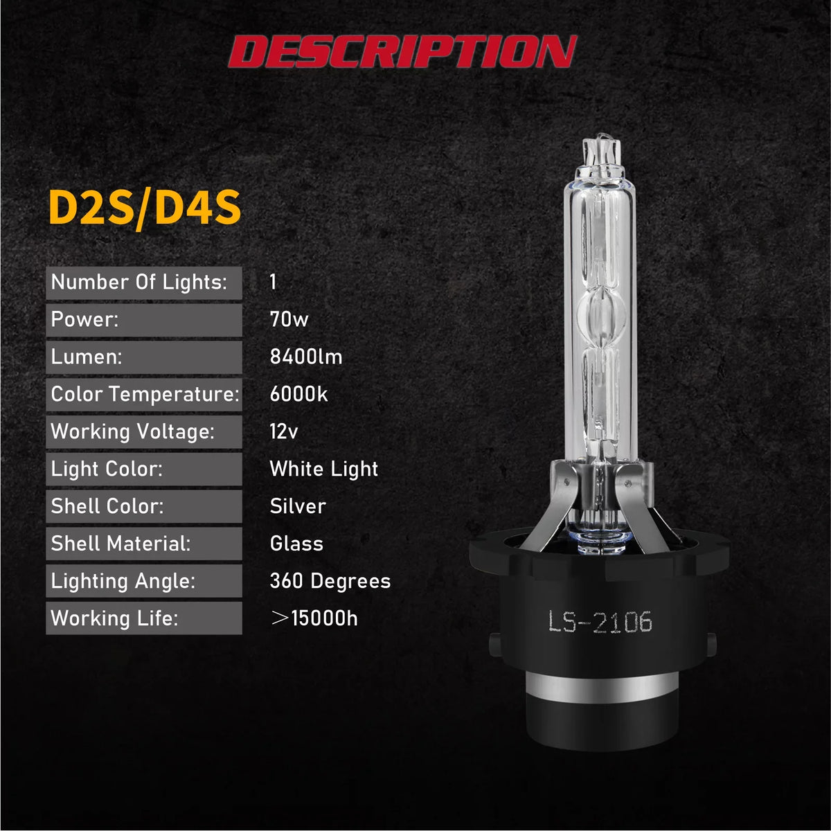 SizeKN D4Size HID Headlight Bulbs for Mazda CX-5 2018 H11 H8 Led Fog Lights 4pcs