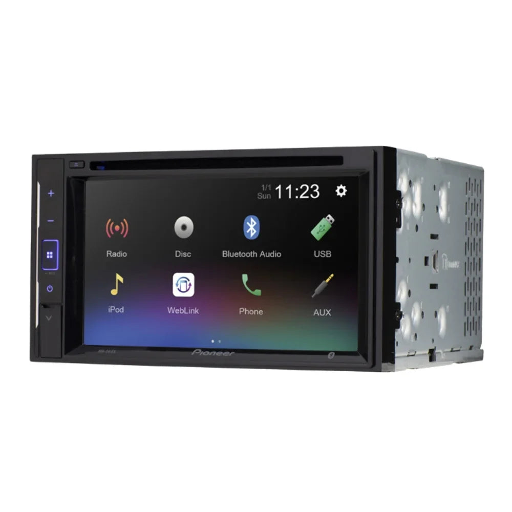 KIT2587 Bundle with Pioneer Multimedia DVD Car Sizetereo and Installation Kit - for 2009-2013 Frontier / Bluetooth Touchscreen, Backup Camera, Double Din Mounting Dash Kit