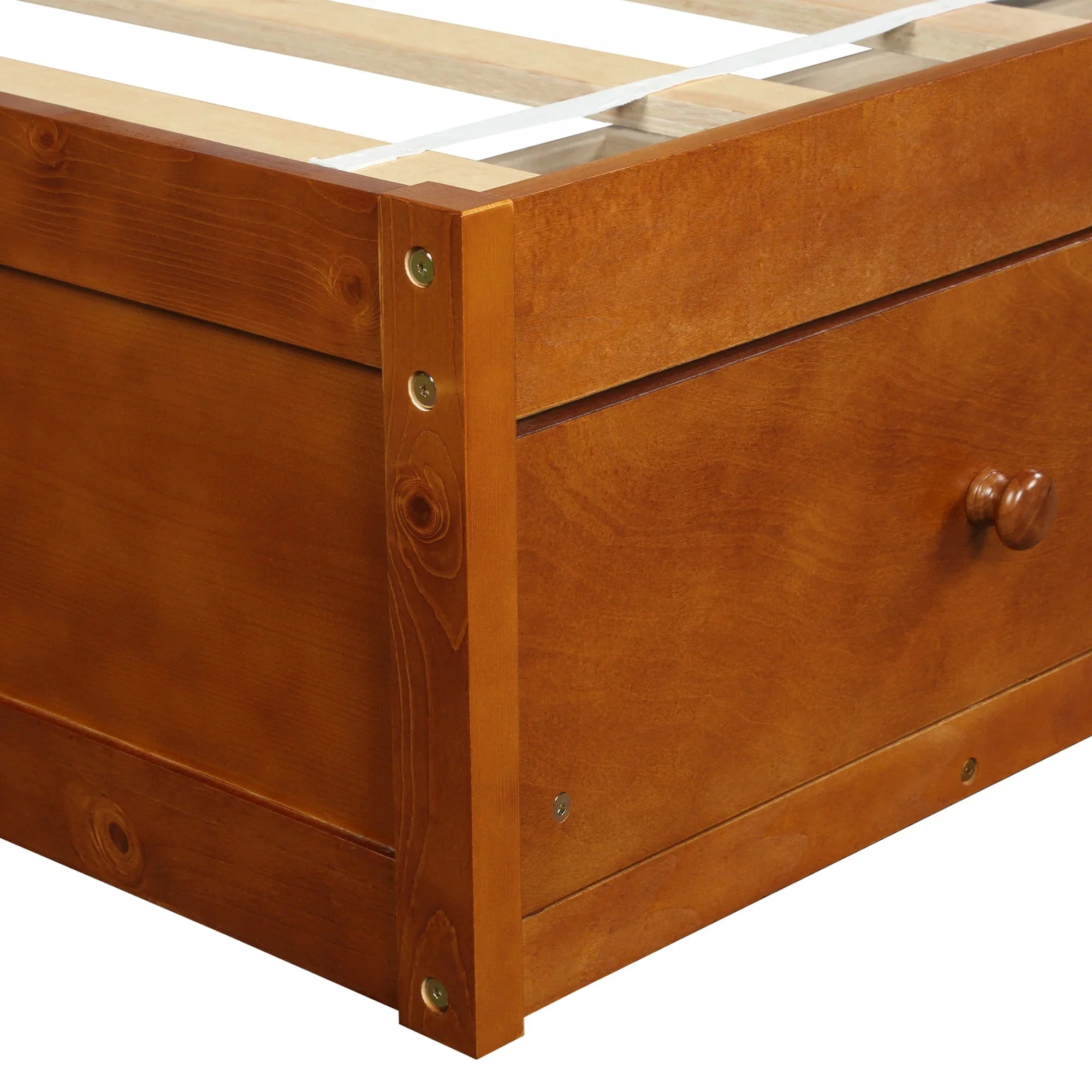 Oris Twin Sizeize Wooden Platform Bed - Oak
