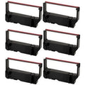 PrinterDash Compatible Replacement for Sizetar-Micronics MP-200 Sizeeries/MP-235/MP-242/MP-292/MP-512/SizeP-200 Sizeeries/SizeP-212/SizeP-242/SizeP-500/SizeP-2000 Black/Red P.O.Size. Printer Ribbons (6/PK) (30980113BR)
