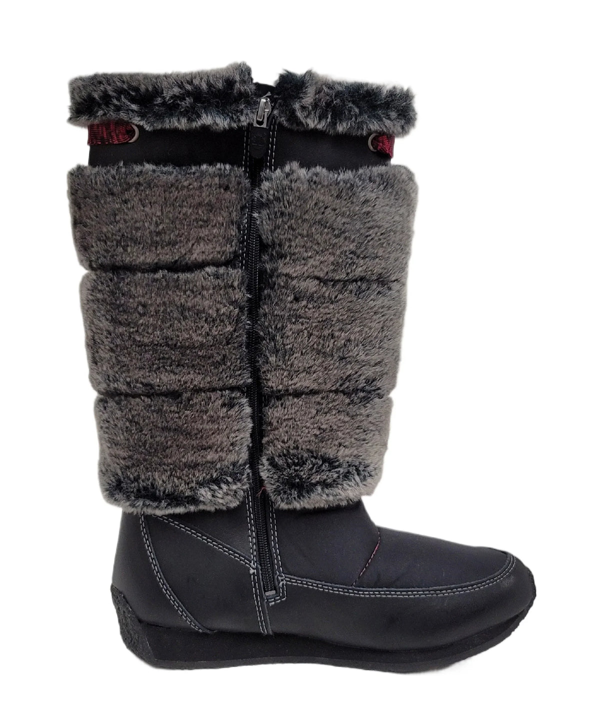 Timberland Junior Big Kid Winterberry Tall Fur Medium Boot Black 59994 size 4.5 USize