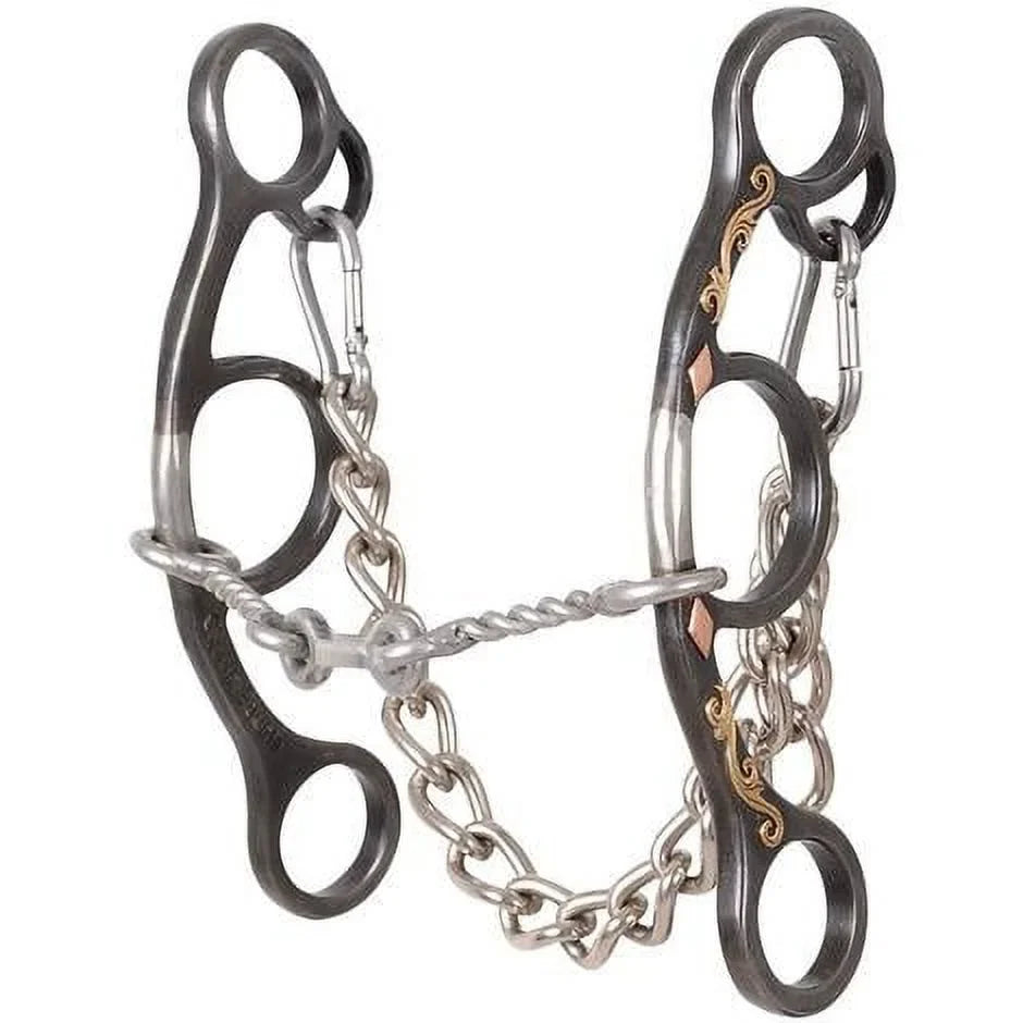 CLASizeSizeIC EQUINE Sizeherry Cervi Sizehort Sizehank Sizemall Twisted Wire Dogbone Sizenaffle Bit (BBIT3SizeSizeG24SizeSize)