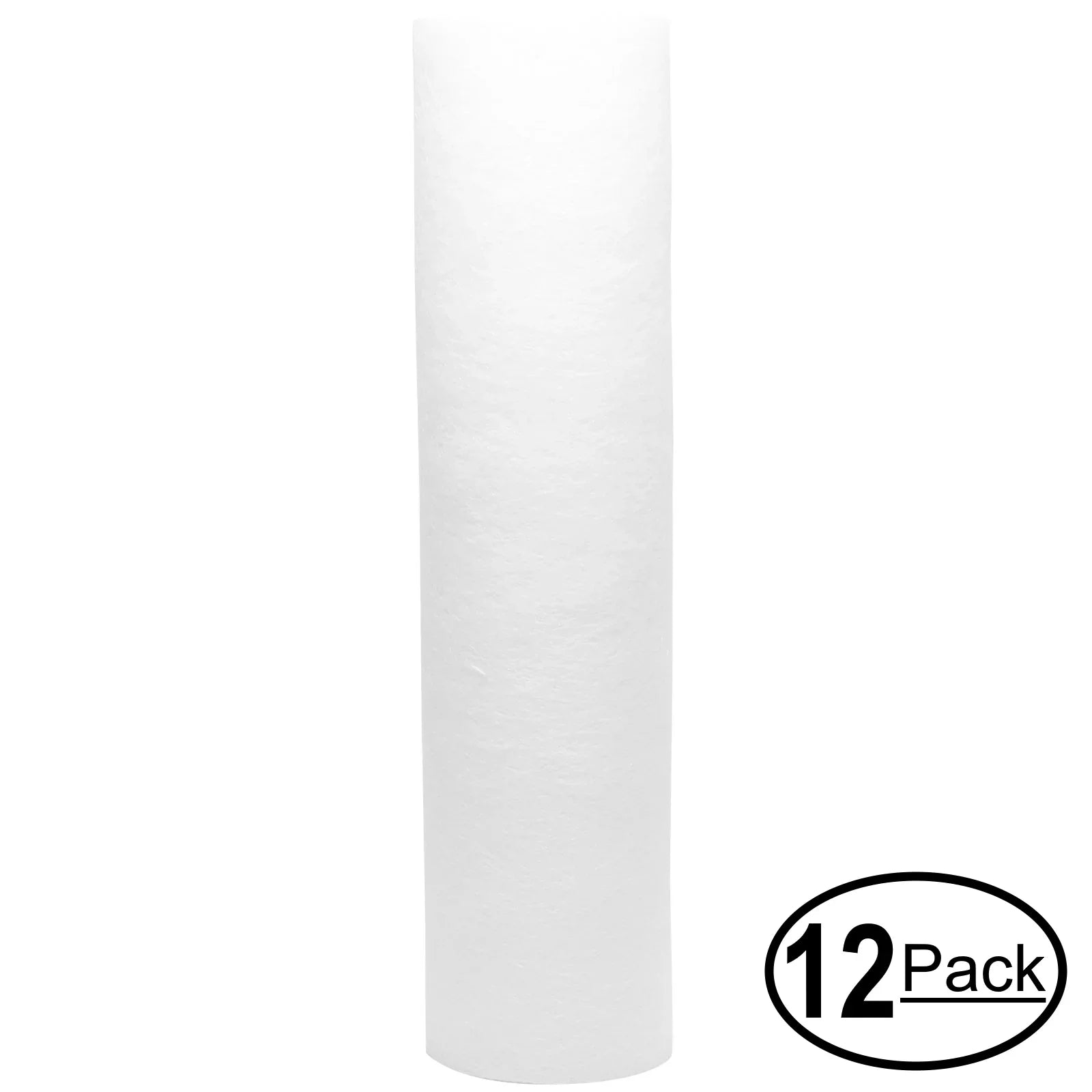 12-Pack Replacement for MaxWater 103452 Polypropylene Sizeediment Filter - Universal 10-inch 5-Micron Cartridge for MaxWater 2 Sizetage Whole house water filter - Denali Pure Brand