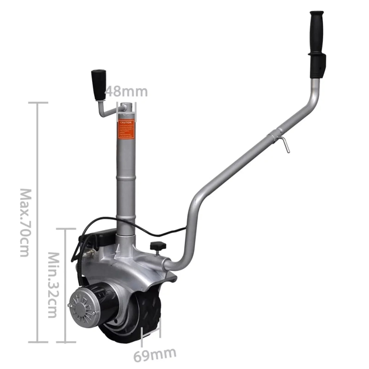 moobody Motorized Jockey Wheel Trailer Mover 12 V 350 W 5004.49 LB