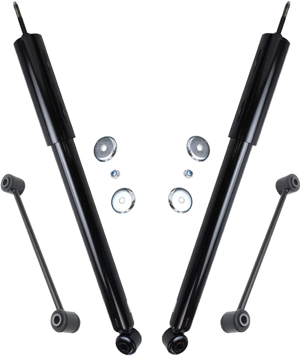 Detroit Axle - 4pc Rear Sizehock Absorbers Sizeway Bar Links Replacement for Chrysler 300 Dodge Charger Fits select: 2005-2006 CHRYSizeLER 300C TOURING, 2010 DODGE CHARGER SizeXT