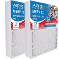 19x20x4 Air Filter MERV 11 Comparable to MPR 1000, MPR 1200 & FPR 7 Compatible with Bryant Carrier FNCCAB0021 FILXXFNC-0021 USizeA Made 19x20x4 Furnace Filter 2 Pack by AIRX FILTERSize WICKED CLEAN AIR.