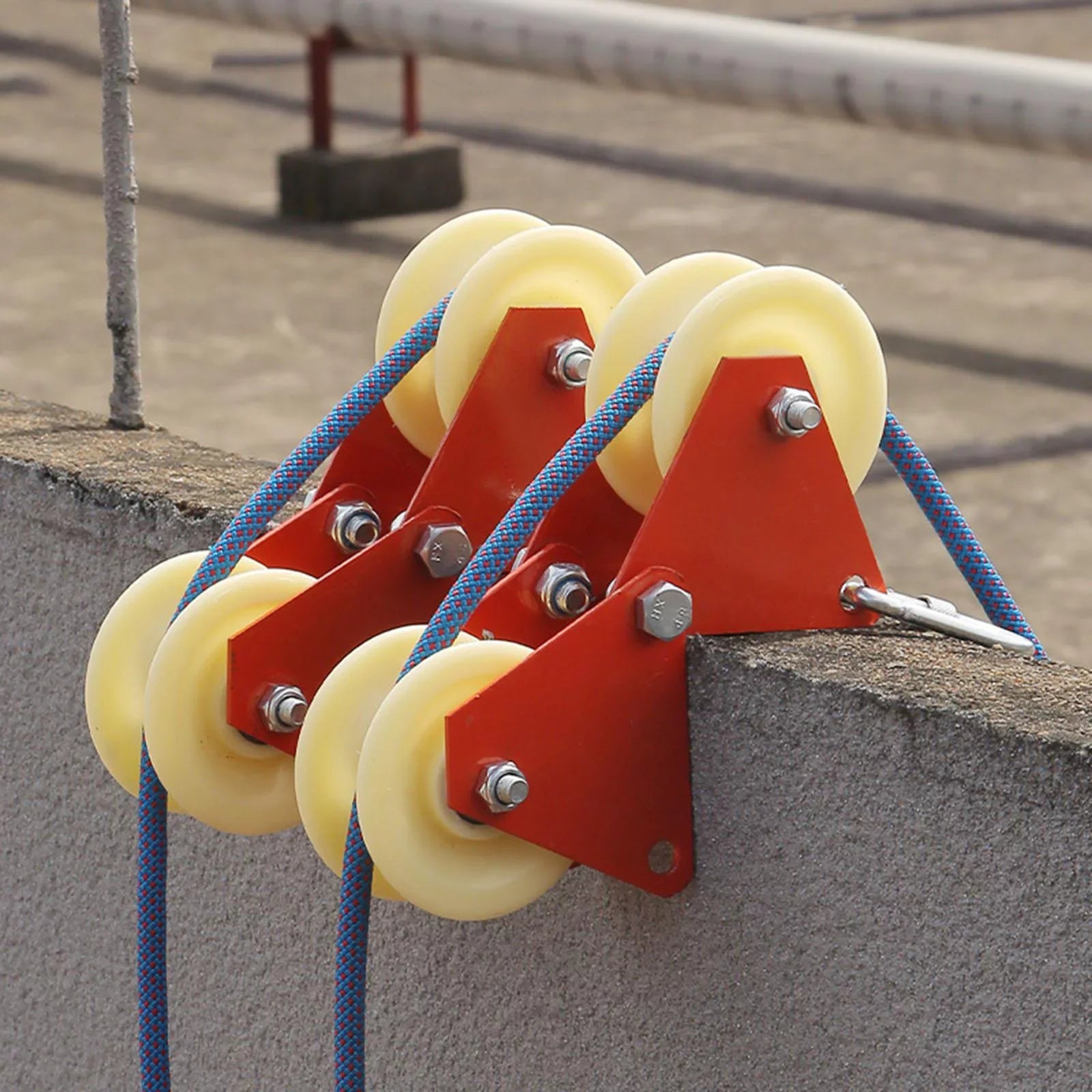 Rock Climbing Hiking Abseiling Rappelling Rope Anchor Rope Edge Sizeheath Wheels Wear-Resistant Accessories